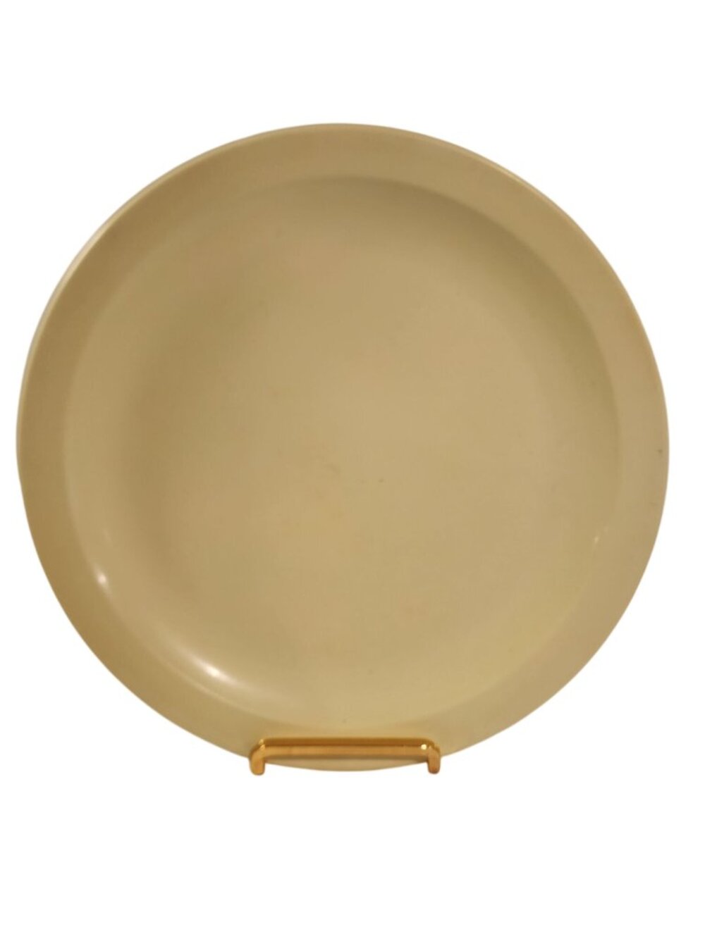 VINTAGE Texas Dallas Ware Melmac Melamine Dinner Plates Yellow set of 4